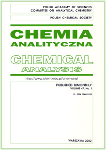 cover of Chemia Analityczna